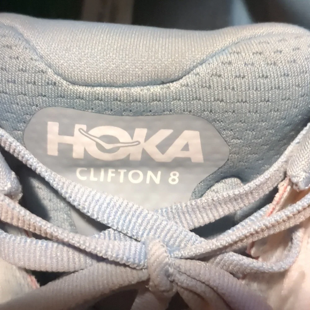 Hoka One One Clifton 8 Blue Fog Plein Air Running Shoe Women’s Size 10 D - Picture 12 of 14